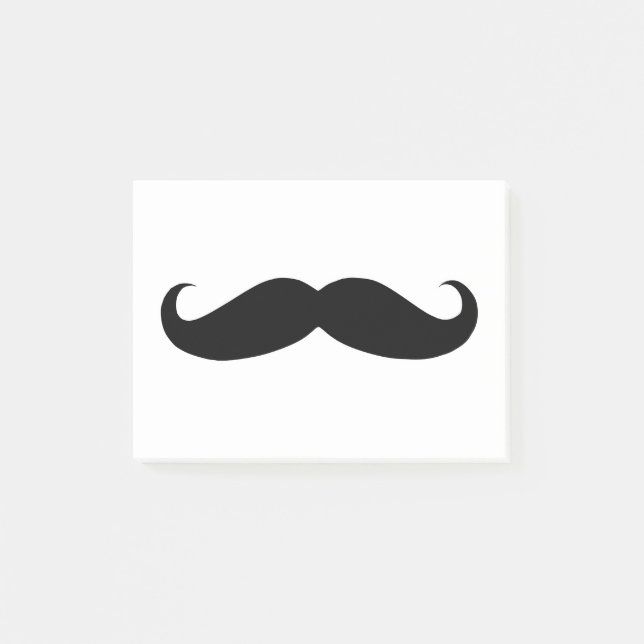 Notas Post-it® Mustache (Anverso)