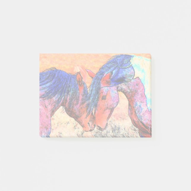 Notas Post-it® Mustangs (Anverso)
