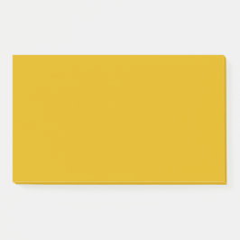 Notas Post-it® Mustard Yellow Solid Color