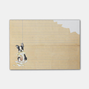 Notas Post-it® My Boston Terrier se comió mi casa