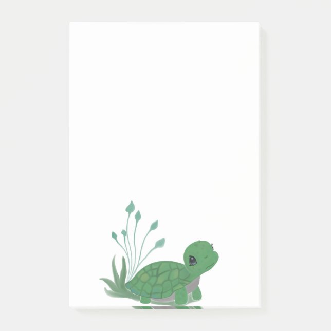 Notas Post-it® Myrtle la Tortuga (Anverso)