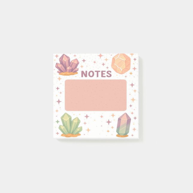 Notas Post-it® Mystic Crystal Notes (Anverso)