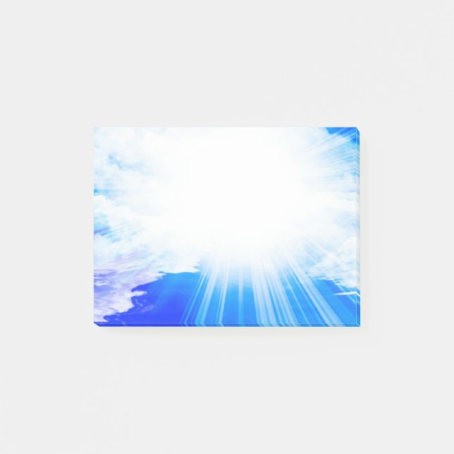 Notas Post-it® Nada, pero cielo azul (Anverso)