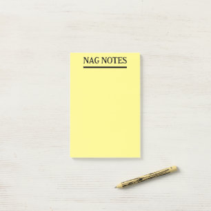 Notas Post-it® Nag Notes Funny Post-It Notes