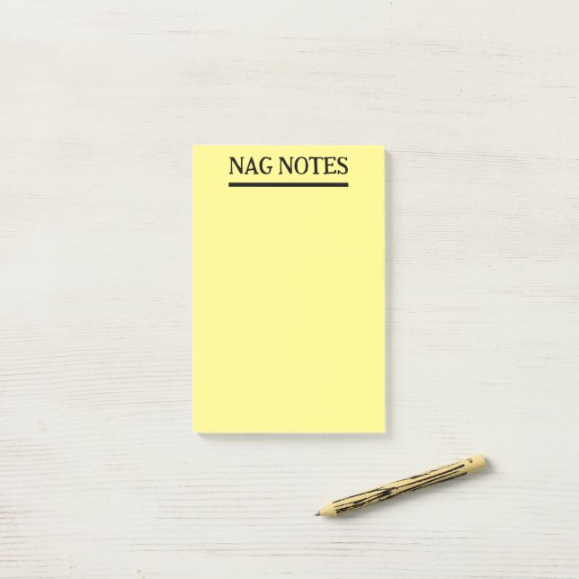 Notas Post-it® Nag Notes Funny Post-It Notes (Escritorio)