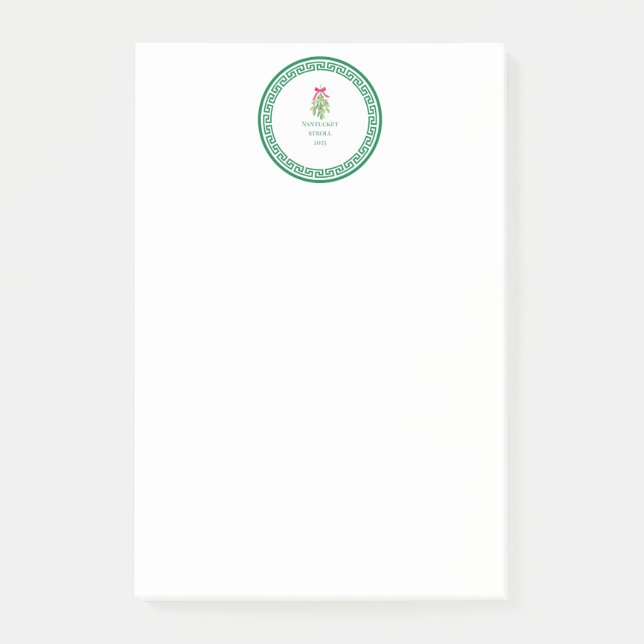 Notas Post-it® Nantucket Christmas Stroll PostIt Notes (Anverso)