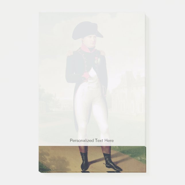 Notas Post-it® Napoleon I delante del castillo francés de (Anverso)