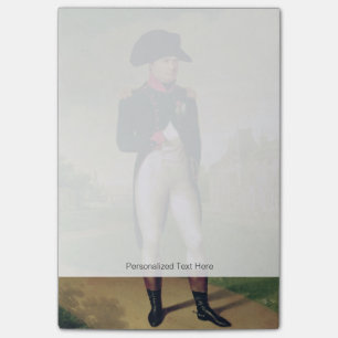 Notas Post-it® Napoleon I delante del castillo francés de