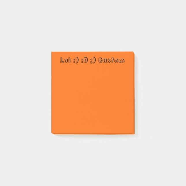 Notas Post-it® Naranja (Anverso)