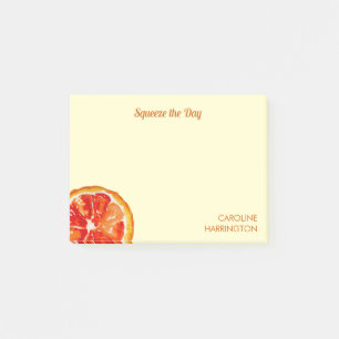 Notas Post-it® Naranja aprieta el día para cortar el cítrico Insp