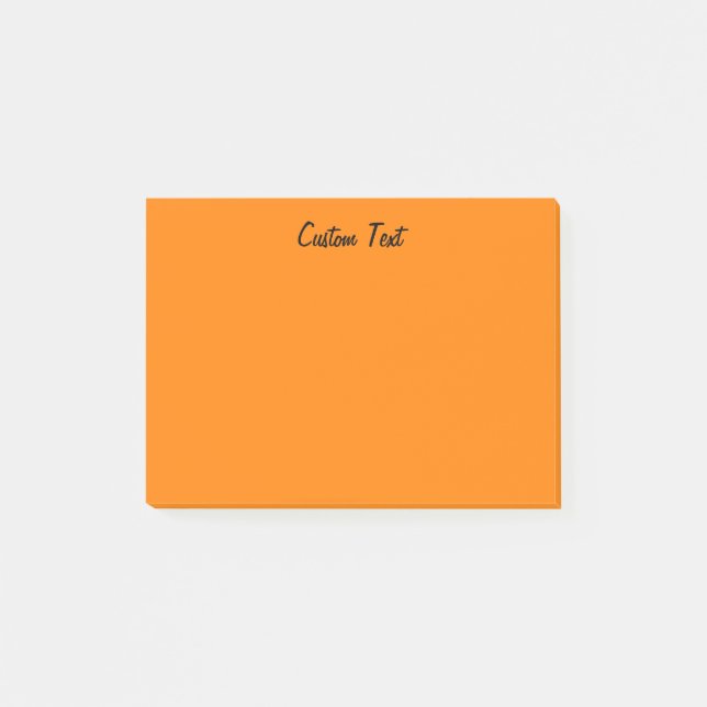 Notas Post-it® Naranja brillante (Anverso)