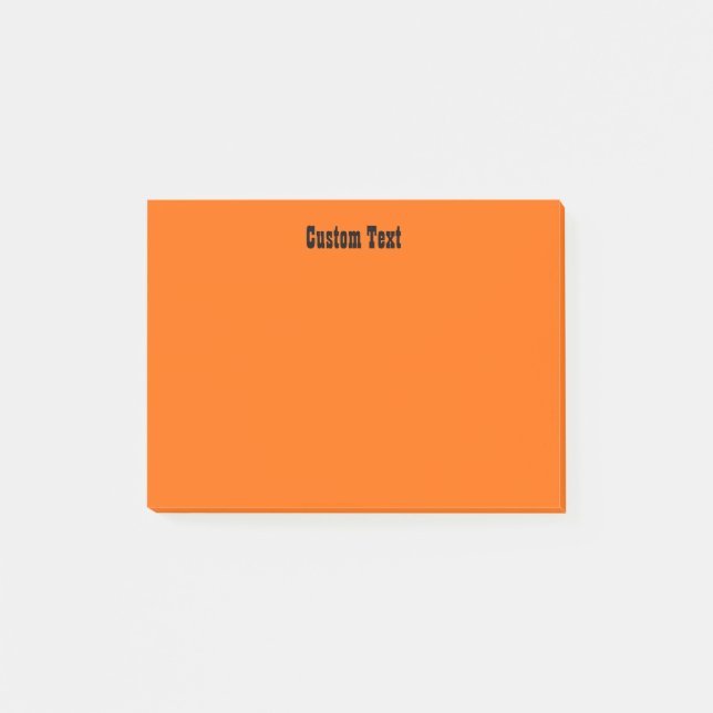 Notas Post-it® Naranja cálido (Anverso)