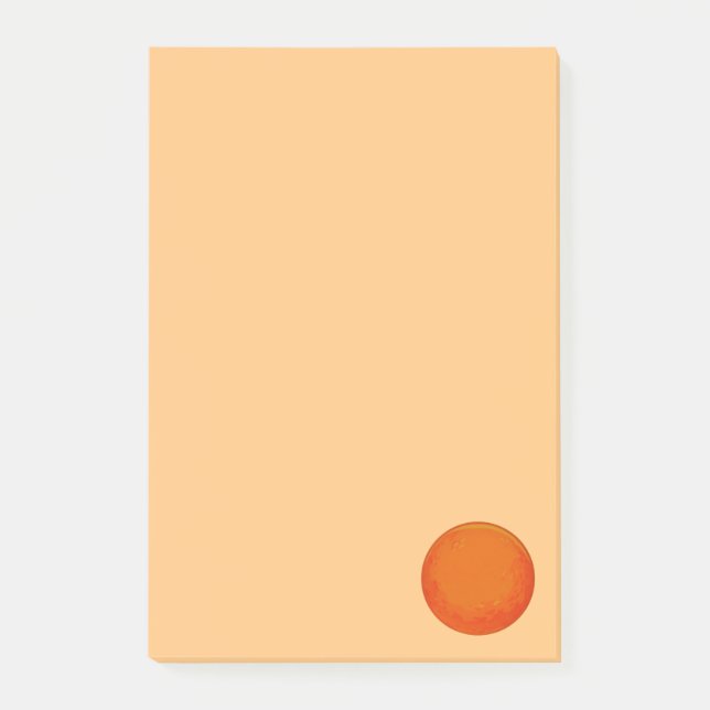 Notas Post-it® Naranja - Colección de Frutas - (Anverso)