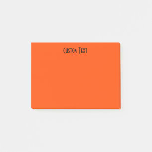 Notas Post-it® Naranja de encargo
