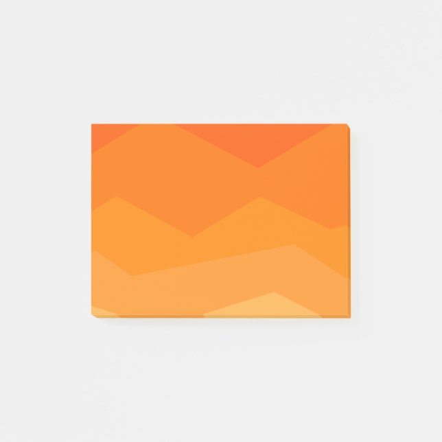 Notas Post-it® Naranja Fade (Anverso)