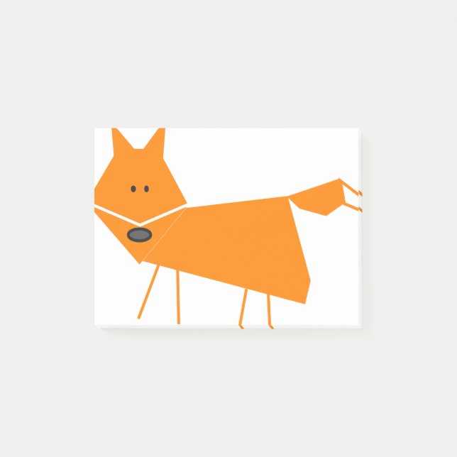 Notas Post-it® Naranja Fox (Anverso)