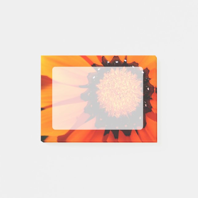 Notas Post-it® Naranja Gazania (Anverso)
