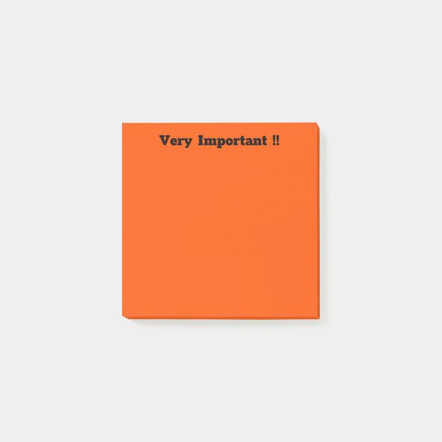 Notas Post-it® Naranja oscuro (Anverso)