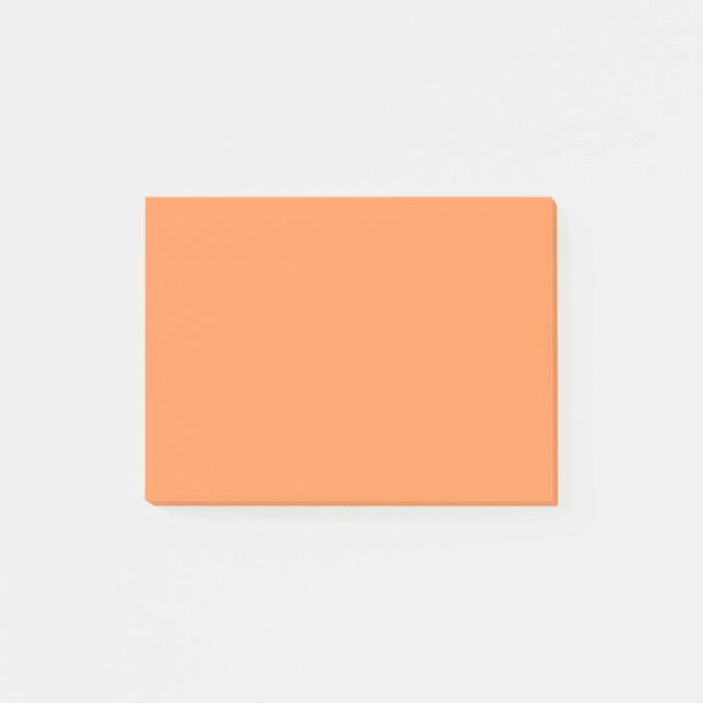 Notas Post-it® Naranja Pastel simple (Anverso)