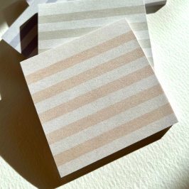 Notas Post-it® Naranja Pastel Stripe Post-It Notes