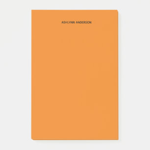 Notas Post-it® Naranja personalizado