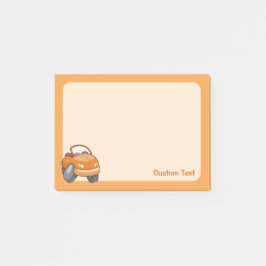 Notas Post-it® Naranja Personalizado Car