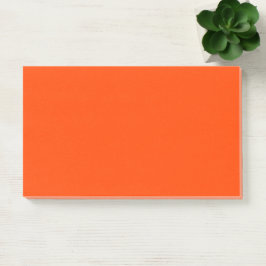 Notas Post-it® Naranja Rojo Simple 10" x 6"