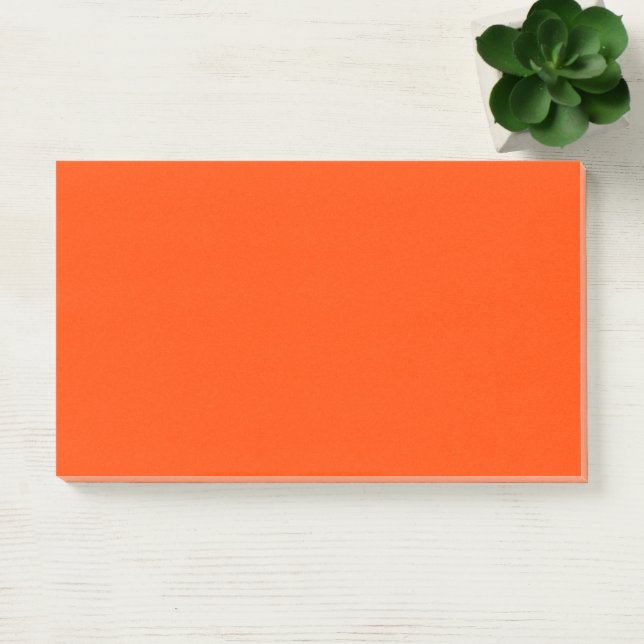 Notas Post-it® Naranja Rojo Simple 10" x 6" (Oficina)