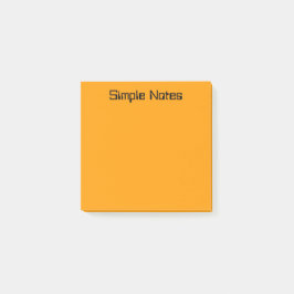 Notas Post-it® Naranja simple