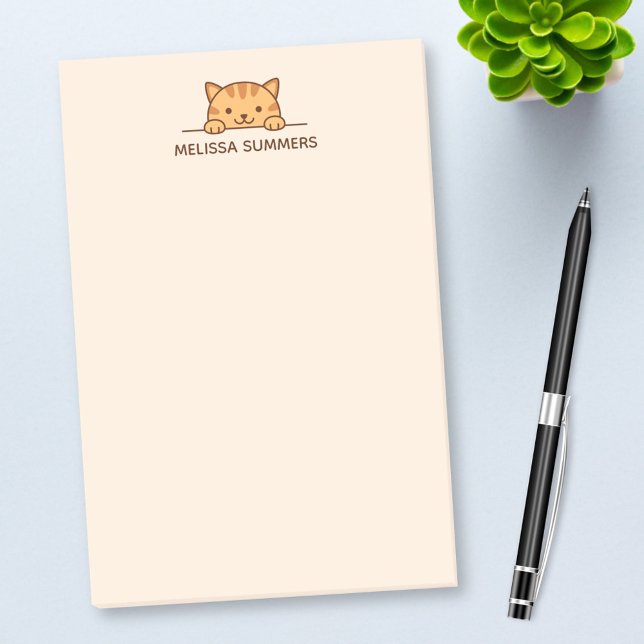 Notas Post-it® Naranja Tabby Cat Buscar por encima del nombre per (Subido por el creador)