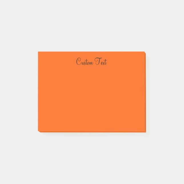 Notas Post-it® Naranja vibrante (Anverso)
