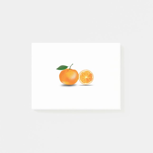 Notas Post-it® Naranja y medio (Anverso)