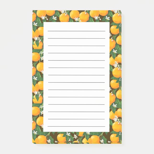 Notas Post-it® Naranjas (Anverso)