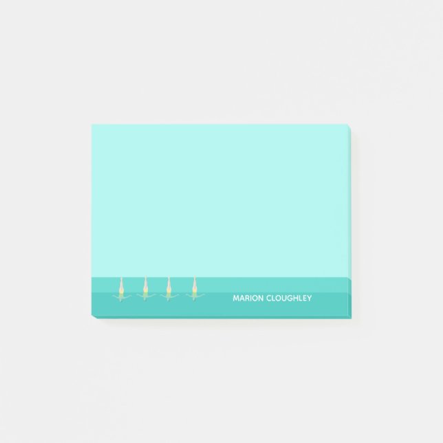 Notas Post-it® Natación artística (Anverso)