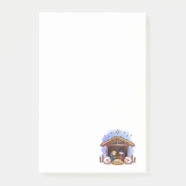 Notas Post-it® Natividad de los navidades (Anverso)