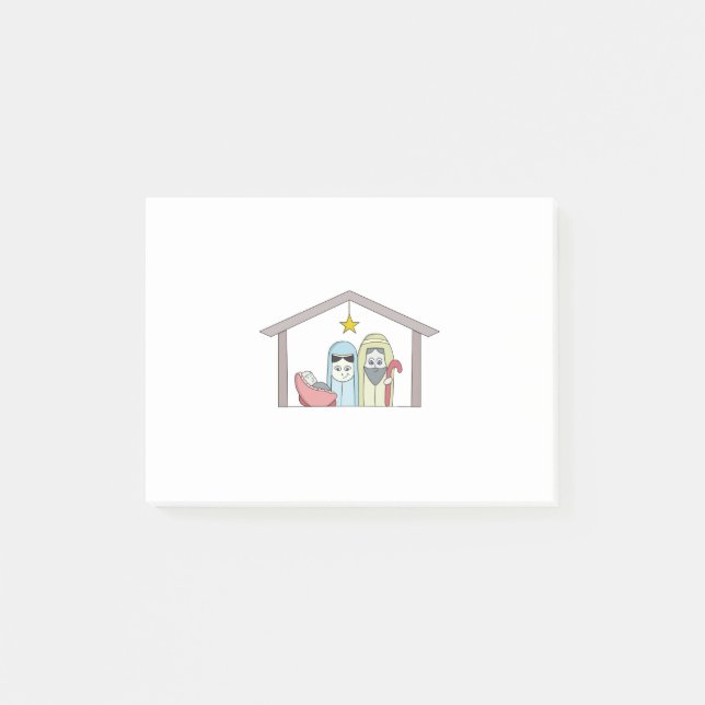 Notas Post-it® Natividad de noche sagrada (Anverso)