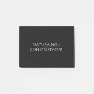 Notas Post-it® Natura no constristatur