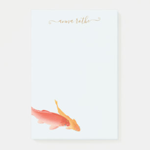 Notas Post-it® Naturaleza Koi Fish Personalizado