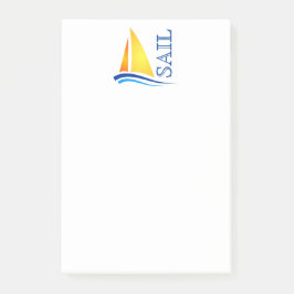 Notas Post-it® Nautical Sail Modern