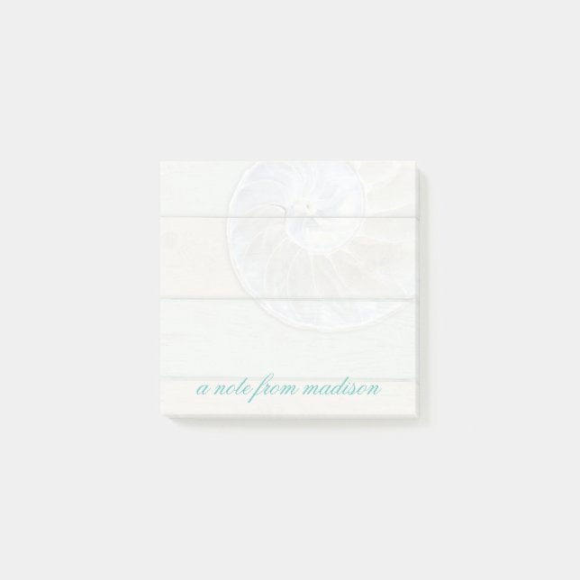 Notas Post-it® Nautilus Shell (Anverso)