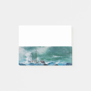 Notas Post-it® Nave en el mar en tormenta