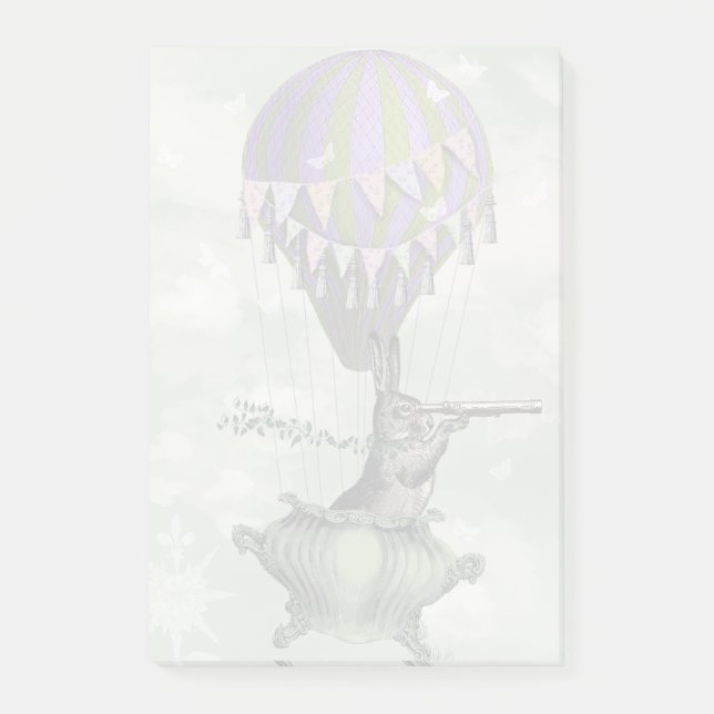 Notas Post-it® Navegando por el conejo (Anverso)