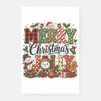 Notas Post-it® Navidad Alegre y Divertida