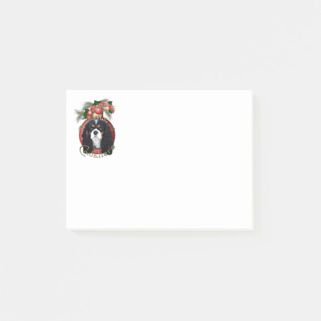 Notas Post-it® Navidad - cubierta los pasillos - Cavaliers - (Anverso)
