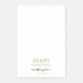 Notas Post-it® Navidad de hoja perenne