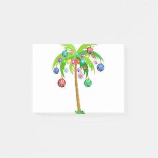Notas Post-it® Navidades alumbran palmera hawaii playa tropical x