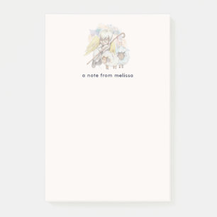 Notas Post-it® Navidades Angel Shepherd con lambs