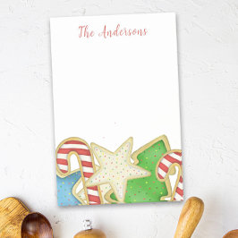 Notas Post-it® Navidades burlaron a las galletas de festividades