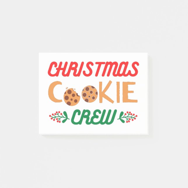 Notas Post-it® Navidades Cookie Crew (Anverso)