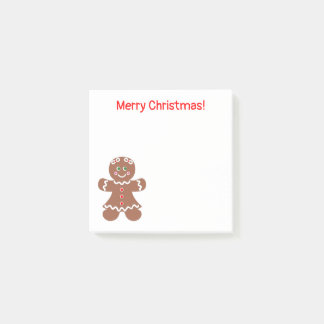 Notas Post-it® Navidades cortos Gingerbread Chica 3 x 3